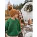 Volunboy Knit Oversized Sweater for Baby Boy Girl | Crewneck Pullover Sweatshirt | Green | 4-5 Years - Buy Online on GoSupps.com