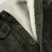 Volunboy Toddler Corduroy Sherpa Jacket | Warm Fleece Lining Coat for Baby Boys/Girls | Green | 18-24 Months - Buy Online on GoSupps.com