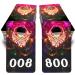 Reverse Mirrored Image Number Card for Live Sales and Live Number Tags,Cloth Locker Luggage Tags 1-100,1.6"x 2.8" Normal,Exquisite and Beautiful (Consecutive Numbers Card 1-100)