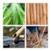 Relaxdays Bamboo Toothbrushes 24 Pack - Medium Bristle Vegan Sustainable & BPA-Free - Eco-Friendly Black Hand Toothbrushes - Buy Online on GoSupps.com