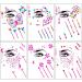 Face Gems for Festivals 6 Sheets Eye Gems for Face Body Face Stickers Jewels for Women and Girls Self-Adhesive Star Face Gems Butterfly Face Gems Rhinestones Face Jewels for Makeup Festival Half Face