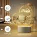 Giftasy Mama Gift - LED Acrylic Night Light Lamp | Unique Gifts for Mom Best Birthday & Mother's Day Present - Buy Online on GoSupps.com