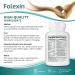 Folexin Hair Growth Support Supplement with Biotin & Vitamin B6 - 60 Capsules for Thicker Hair Growth & Health - Buy Online on GoSupps.com
