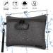 Smell Proof Bag Set with Combination Lock - Odor Proof Case for Travel - Money Safe Organizer - Black - Buy Online on GoSupps.com
