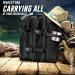 Tru Salute Military Tactical Backpack - Large Army 3 Day Assault Pack Molle Bugout Bag Rucksack (Black) - Buy Online on GoSupps.com