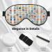 Buy SSIMOO Hand Drawn Teapots & Cups Eye Mask - Soft Breathable Perfect for Travel & Relaxation - International Shipping Available - Buy Online on GoSupps.com