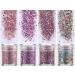 12 Pack Face Glitter for Festivals - Chunky Cosmetic Glitter for Body Hair & Nails - Mixed Colors for Sparkling Decoration - Buy Online on GoSupps.com