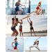 Runhit Women's High Waisted Compression Shorts 3 Pack with Pockets - Black/Red/Gray - Medium - Buy Online on GoSupps.com