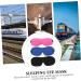 NOLITOY 3pcs 3D Sleep Mask Set | Travel Eye Shades & Blindfolds for Adults | Soft Silk Eye Masks & Elastic Comfort - Buy Online on GoSupps.com