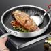 TYLOCOF Pans Stainless Steel Nonstick Pans Cooking Pots Utensils Cookware Set for Kitchen Accessories Skillet Frying Induction Deep Fryer Wok - Buy Online on GoSupps.com