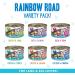 Weruva B.F.F. OMG Cat Food Cans Variety Pack - 12 Pack, Grain-Free Natural Wet Food in Gravy, Land & Sea Recipes in Rainbow Road Flavor - Buy Online on GoSupps.com
