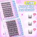 Buy Wispy Lash Clusters - 10-13mm CC Curl Eyelash Extensions | 96 Pcs Natural Look Eyelash Clusters by Pleell - Buy Online on GoSupps.com