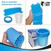Portable Dog Paw Cleaner - 360 Silicone Washer Cup for Small & Medium Pets (Blue) - Buy Online on GoSupps.com
