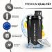 Protein Shaker 700 ml - Leakproof BPA Free Sieve & Scale for Creamy Shakes | Gym Fitness Cups for Isolates & Sports Concentrates - Black Original - Buy Online on GoSupps.com