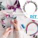 Duufin 30-Piece Colorful Plastic Headbands for Girls and Women - Thin Plain Headbands with Teeth - 0.8cm Width - Multicolored - Buy Online on GoSupps.com