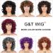 Grey Curly Wig with Bangs for Black Women - Afro Curly Synthetic Wig Ombre Color - Heat Resistant Short Wig for Daily Party Wear - Buy Online on GoSupps.com