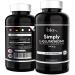 Biodash 500 Milligrams of Simply L-glutathione Capsules - 90 Vegetarian Tablets - Clear