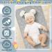 Nicoone Waterproof Changing Mat Liners Quilted 3PCS Bamboo Terry Surface Diaper Changing Pad Liner Washable Reusable Diaper Changing Liners for Home Outdoor Travel Grey - Rectangle - Buy Online on GoSupps.com