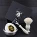 4 Pc Men's Shaving Kit - 3 Edge Razor Badger Hair Brush Soap & Stainless Steel Bowl | Perfect Gift for Men - International Shipping - Buy Online on GoSupps.com