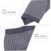 Buy Wool Jacquard Waist Support Belt for Back Pain Relief - Cold Weather Flexible Cashmere XL Grey - Buy Online on GoSupps.com