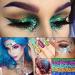 Mermaid Sequins Face Glitter Gel Set - 2PCS Gold Body Glitter Makeup for Hair, Face, Nails, Eyes - Waterproof and Long Lasting - 10 Colors Available - Buy Online on GoSupps.com