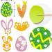 Easter Bunny Ears Cupcake Toppers Glitter Cake Decorations - Buy Online on GoSupps.com