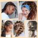 Melliex 70 Pieces Dreadlocks Jewelry - Aluminum Hair Rings for Braids Adjustable Woven Hair Accessories for Men & Women - Silver & Gold - Buy Online on GoSupps.com