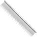 Chris Christensen 6 Crescent Butter Comb - Metallic Coarse/Fine - Buy Online on GoSupps.com