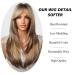 Shop Testar Blonde Brown Ombre Wigs for Black Women | Long Layered Heat-Resistant Synthetic Wig for Daily & Party Use - Buy Online on GoSupps.com