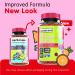 Herbaland Vegan Omega-3 Gummies for Kids - Sugar-Free Plant-Based Fish Oil Children's Vitamins - Flaxseed Oil Fatty Acids - Orange Flavor - 90 Count - Buy Online on GoSupps.com