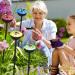 Lineshading 4 Pcs Bee Watering Station Butterfly Bee Water Catcher Cups Small Insects Bee Feeders for Outside Feeding and Watering Bees Colorful Metal Garden Stakes Garden Sculpture Decor 4 Colors - Buy Online on GoSupps.com