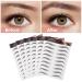 Sibba 4D Hair-Like Eyebrow Tattoos Stickers - 6 Sheets Brown Waterproof Transfers for Eye Makeup - Temporary Peel Off Brow Colors for Women and Girls - Buy Online on GoSupps.com