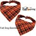 ARING PET Halloween Dog Bandana - Cute Orange Grid Triangle Bibs for Dogs and Cats | Ideal for All Sizes - Buy Online on GoSupps.com