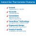 Instant Ear Thermometer with Glowing Fever Indicator | Accurate & Fast Temperature Readings - Buy Online on GoSupps.com