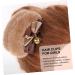 Beavorty 2 Pairs bear ear hair clip hair style hairdo bear ears hair clips hairpins hair for women ladies headbands fluffy animal ears hair accessories for girls hair accessories cute - Buy Online on GoSupps.com