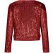 Women's Fall Plus Size Sequin Shrug Long Sleeve Sparkle Sequins Blazer Jacket Lightweight Lapel Party Blazer Red Medium - Buy Online on GoSupps.com