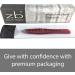 Tweezers Surgical Grade Stainless Steel - Slant Tip for Expert Eyebrow Shaping and Facial Hair Removal with Protective Pouch - Tool for Men and Women (Ruby Red) - Buy Online on GoSupps.com