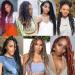 Goddess Locs Crochet Hair - 20 Inch Wavy Faux Locs for Black Women - Ombre Synthetic Braids Hair Extensions - Pack of 6 (T1B-27) - Buy Online on GoSupps.com