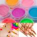 Duufin 36 Colours Nail Pigment Powder Fluorescent Nail Powder Iridescent Pearlescent Colourful Nail Powder Pigment for Nail Art Body and Crafts Bright - Buy Online on GoSupps.com