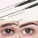 2 Pieces Waterproof Eyebrow Pencil with Brush | Long Lasting & Retractable Brow Makeup Kit in Dark Brown - Buy Online on GoSupps.com