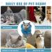 Cat Recovery Collar Soft Adjustable Cat Cone Collar Breathable Cat Neck Protector Elizabethan Collar Lightweight Waterproof Kitten Cone Alternative for Puppies Pets Stop Licking (S Blue) - Buy Online on GoSupps.com