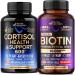 NUTRAHARMONY Cortisol Support Capsules & Biotin with Silicon Softgels