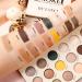 Nude Naked Eyeshadow Makeup Palette - 18 Shades of High Pigment Matte and Shimmer Eyeshadows - Waterproof, Blendable, Long Lasting - Natural Brown Soft Makeup Look - Elegant Eyes - Buy Online on GoSupps.com