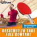 Upstreet Professional Ping Pong Paddles Set for Indoor and Outdoor Recreational Games - Black Ping Pong Balls Included - Buy Online on GoSupps.com