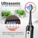 Buy Pyle Health Ultrasonic Rechargeable Electric Toothbrush - 3 Modes Timer 2 Brush Heads - Ideal for Kids Teens & Adults - PHLTB41BK - Buy Online on GoSupps.com