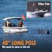 Obcursco 48 Water Ski Flag for Boat | 12 x 18 Orange Boat Flag with Pole | Skier Down Flag for Boat Safety | Ideal for Watersports - Buy Online on GoSupps.com