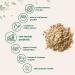 Psyllium Husk Powder 2lb - Soluble Fiber for Baking & Smoothies - Keto, Gluten-Free, Vegan - India Origin - GMO-Free - Unflavored - Buy Online on GoSupps.com