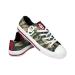Oklahoma Sooners NCAA Womens Camo Low Top Canvas Shoes - 9