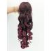 IMISSU Long Curly Claw Ponytail Clip On Hair Extension Pony Tail Hair Piece (Black Ombre Burgundy 1T118) - Buy Online on GoSupps.com