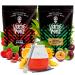 Verde Mate Green - Lot de 2 yerba mates | Guarana baies de goji mangue | Th vert br silien Yerba mate | Doux | Caf ine naturelle | 2 x 500 g | 1 kg